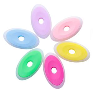 6 개/대 지울 수있는 젤 펜 중립 지울 수있는 펜 교정 용품에 대 한 특수 고무 색상 타원형 지우개 학교 Office 편지지