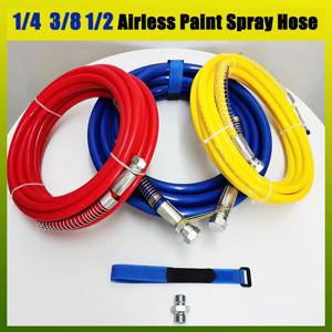 에어리스 고압 섬유 나일론 튜브 방폭 분무기 호스, 스프레이 페인트 연결 호스, 1/4 인치 1/2 인치 3/8 인치 BSP 5800PSI