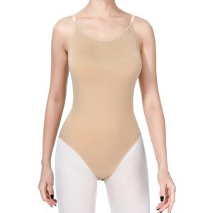 여성 캐미솔 속옷 레오타드 발레 팬티 원활한 속옷 댄스웨어