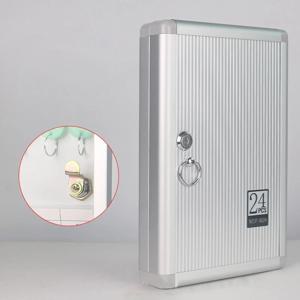 키 관리 박스 콤비네이션 잠금 장치가 있는 금속 휴대용 보안 키 박스, 창고 자동차 렌트 아파트 비즈니스용, 48 키
