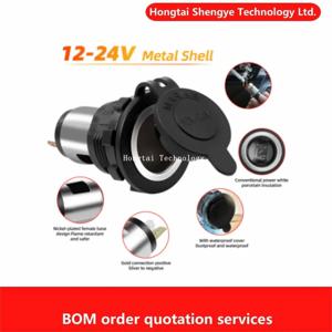 12V/24V 자동차 오토바이 보트 모어 담배 라이터 방수 커버 상자와 고전력 플러그 소켓