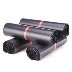 두꺼운 검은 색 봉투 보관 가방 PE 플라스틱 택배 배송 가방 방수 자체 접착 인감 주머니 메일 링 가방