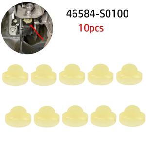 10pcs 브레이크 클러치 페달 스토퍼 패드 46584-S0100 노란색 닛산 200SX 240SX 280ZX 300ZX 350Z 인피니티 G20 G35 G37 I30