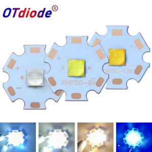 DC3V/6V/12V LED 20W XHP50 XHP50.2 2세대 5050 SMD COB 다이오드 비드 콜드 뉴트럴 화이트 6500K 4500K 헤드/손전등