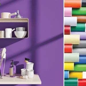 단색 방수 벽지 방 자체 접착 검정 흰색 옷장 주방 매트 가구 벽 스티커, 사용자 정의 너비