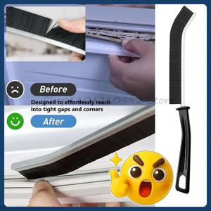 가정용 틈새 청소 브러시 내구성 있는 그라우트 하드 브리슬 롱 핸들 클리너 브러시 타일 조인트 사각지대 샤워 바닥 라인용