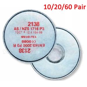 2135/2138 P3 R 미립자 필터(3m용 간섭 수준 포함) 6800 7502 6200 시리즈 호흡기 먼지 마스크