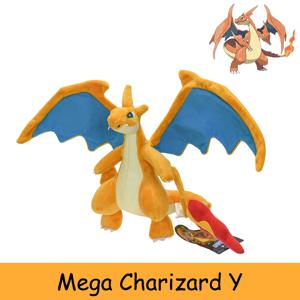 20cm 에볼루션 메가 Charizard Y 플러시 장난감 인형 포켓 몬스터 애니메이션 드래곤 인형 장난감 부드러운 Peluche 동물 선물 키즈