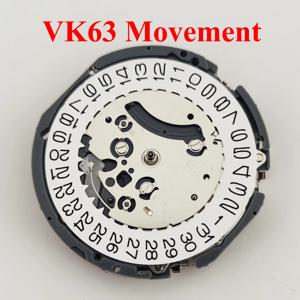 VK63 쿼츠 시계 무브먼트 날짜 3시 크로노그래프 VK63 무브먼트 시계 수리 도구