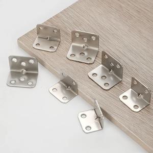 20pcs 스테인레스 스틸 L 자형 코너 코드 90도 적층 가구 플레이트 하드웨어 직각 브래킷 캐비닛 소형