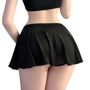 패션 한국 스타일 미니 스커트 여자 여성 시스루 하이웨이스트 블랙 A라인 짧은 플리츠 스커트 크리스마스 스트리트 클럽웨어