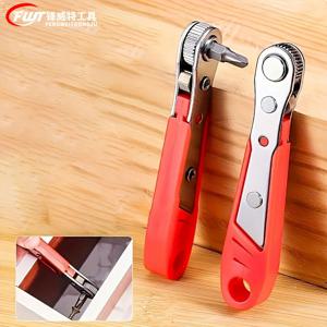 래칫 전진/후진 기능이 있는 강철 드라이버, 좁은 공간용 직각 도구, 오토바이 및 자동차 수리 키트