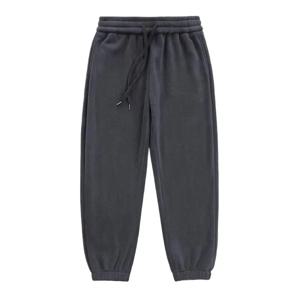 두꺼운 플리스 여성 스포츠 바지 양면 벨벳 겨울 아우터 따뜻한 플리스 안감 폴리에스터 섬유 내추럴 웨이스트