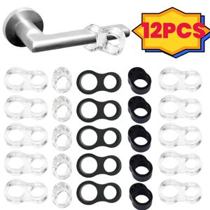 문짝 정지 실리콘 문짝 핸들 버퍼 벽 보호 문짝 노브 범퍼 가구 보호 크래시 패드 충격 방지 링, 12-2 개