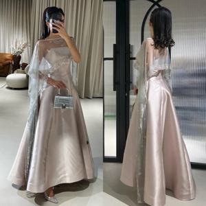 맞춤형 정교한 플리츠 아플리케 드레이프 A라인 오프 숄더 롱 드레스, 맞춤형 맞춤 드레스, 맞춤형 행사 드레스 매칭