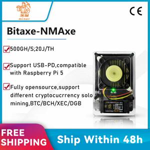 NMAxe Bitcoins NMMiner 공식 Ultra BM1366 ASIC 칩 솔로 복권 광부 500Gh/s 디스플레이가 포함된 완전 오픈 소스 가정용
