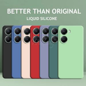 Xiaomi POCO X7 Pro 케이스 액체 실리콘 일반 고무 TPU 보호 케이스 POCO X7 Pro 커버 TPU 전화 커버 POCO X7 Pro 케이스