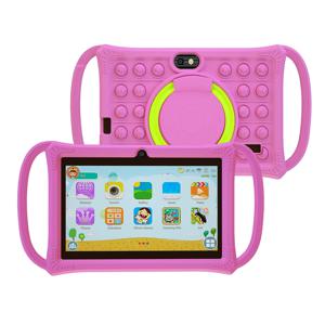 어린이 태블릿, 안드로이드 12, 쿼드 코어, 4GB + 64GB, 와이파이, 블루투스, 교육용 소프트웨어 태블릿, 어린이 선물, 7.0 인치