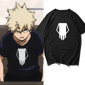 Summer My Hero Academia Bakugo Katsuki 프린트 패션 티셔츠 여성 패션 고품질 루즈 캐주얼