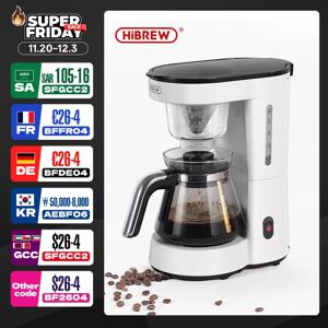 HiBREW 3 in 1 미국 드립 커피 기계 커피 위에 붓기 메이커 유리 찻주전자 뜨거운 차 메이커 750ML H12