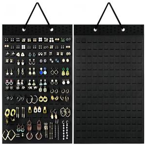 매달려 귀걸이 홀더 주최자, 300 쌍의 귀걸이/핀, 스터드/배지 주최자를 위한 150 슬롯이 있는 브로치 핀 디스플레이 보드