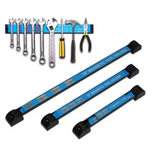 8/12/18 인치 마그네틱 도구 홀더 기계 워크샵 도구 용 강력한 자석 스토리지 랙 차고 벽 렌치 펜치 주최자