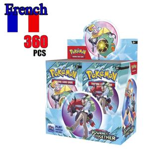360Pcs 프랑스 포켓몬 카드 Surging Sparks SCARLET VIOLET 151 Journey Together Lost Origin 포켓몬 부스터 배틀 트랜잭션
