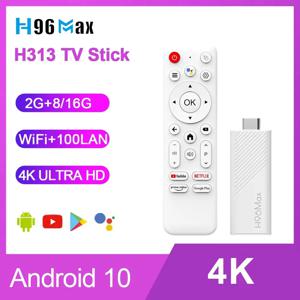 H96Max H313 TV 스틱 4K 안드로이드 10 TV 박스 2.4/5G WiFi6 H96 Max 스마트 TV USB2.0 스마트 홈 4K HDR 음성 제어 안드로이드 4K