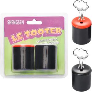 검은색 방귀 장난감 소음 발생기, 재미있는 농담 장난감, 재미있는 개그 파티 생일 선물용 푸터 방귀 기계