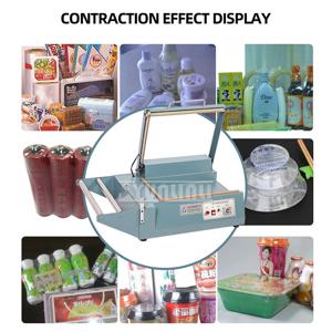 L형 수동 열수축 필름 실링기 플라스틱 필름 POF 필름 실링 및 절단기 열수축 실러 220V 800W