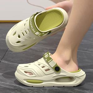 스마일 남성과 여성의 동굴 신발 탈착식 깔창이있는 패션 통기성 샌들 미끄럼 방지 쿠션 두꺼운 부드러운 슬리퍼