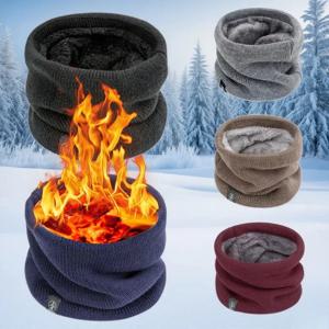 부드러운 니트 겨울 넥 워머 두꺼운 열 가이터 스카프 커버 러닝 스케이트 스키 하이킹 야외 스포츠 추운 날씨