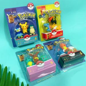 애니메이션 포켓몬 피카추 연필 지우개 귀여운 만화 애니메이션 캐릭터 모델링 깨끗한 지우개 학교 학생 생일 선물