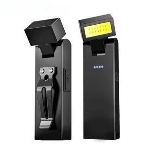 1-3개 휴대용 COB 작업 조명 LED 미니 손전등 마그네틱 베이스 충전식 180 °   회전식 휴대용 검사 조명 라이딩 캠프