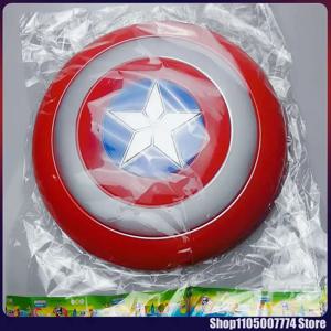 코스프레 어벤저스 캡틴 아메리카 쉴드 모델 어린이를위한 캡틴 아메리카 팔 가드 소품 어린이 마블 팬 선물