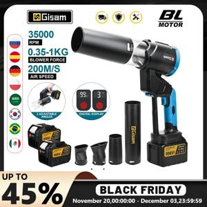 기삼 35000RPM 브러시리스 전기 에어 블로워 2in1 터보 블로워 팬 낙엽 먼지 눈 청소 도구 마키타 18V 배터리 핀용