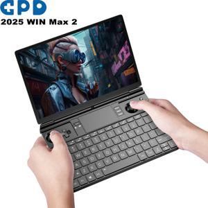 새로운 GPD 2025 WIN Max 2 64GB 32GB RAM 1TB 2TB SSD 하드 디스크 CPU AMD 8840U AI9 HX370 게이밍 노트북 미니 PC