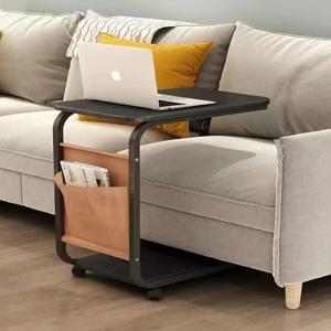 모던 이동식 사이드 테이블 소파 엔드 테이블 가정용 거실 가구 북유럽 스타일 휴식용 침대 옆 선반 나무 소형 커피 테이블