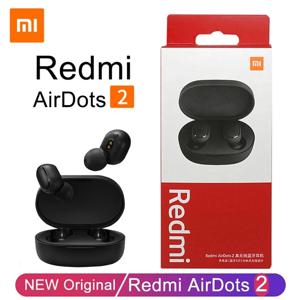 Xiaomi Redmi Airdots 2 무선 블루투스 헤드셋(마이크 이어버드 포함) Airdots 2 Fone 블루투스 이어폰 무선 헤드폰