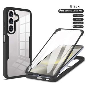 안티 충격 및 안티 가을 360 삼성 갤럭시 A16 A15 A14 A13 A06 A05S A04S 투명 전화 케이스에 대한 완전히 포장 된 전화 케이스