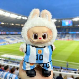 애니메이션 라부 인형 옷 축구 농구 유니폼 유니버설 핏 15 17cm 플러시 인형 의상 액세서리