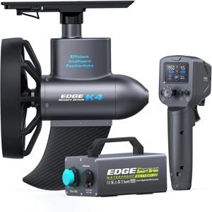 카몰레치 K4 400W 브러시리스 모터 키트 (카약/SUP) - 20파운드 추력, 블루투스 리모컨, 크루즈 컨트롤, 경량