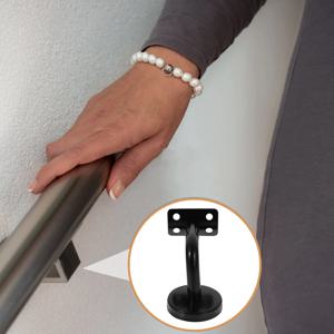 3개입 스테인리스 스틸 벽걸이 브래킷 손잡이 지지대 내구성 있는 욕실 손잡이 난간 계단 고정용