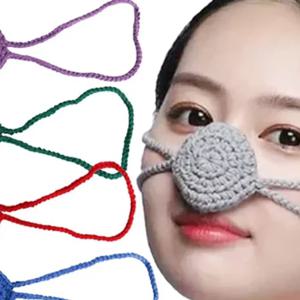 코 워머 커버 야외 보온 방한 코 보호대 스키용 코 워머 쉴드 재미있는 파티 조절 가능