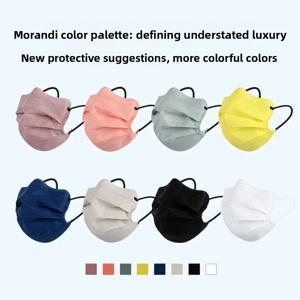 고급형 나비 얼굴 마스크 여성용 흰색 일회용 사계절용 얇고 편안한 작은 얼굴 디자인 마스크