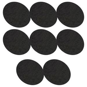 8개입 방화 단열 매트 열 저항성 향로 패드 알루미늄 코튼 재사용 가능한 향로 테이블 보호대