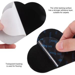16개 카펫 그립퍼 러그 패드 하트 클라우드 모양 논슬립 러그 테이프 스티커 하드우드 바닥 타일용 논슬립