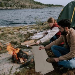 열 차단 담요 방화 바베큐 패드 유리 섬유 소재 고품질 오래 지속되는 캠핑용 담요