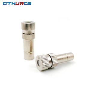 미스트 냉각 슬립 잠금 노즐, 저압 마이크로 노즐, 퀵 플러그 커넥터, 정원 관개 분무기, 5-15 바, 6mm, 10 개