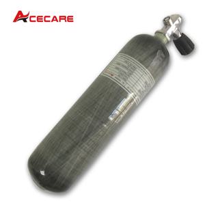 ACECARE-3L CE 4500Psi 300Bar 카본 파이버 실린더 에어 탱크, 다이빙 밸브 포함, 스쿠버 다이빙